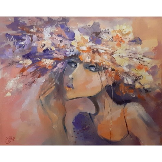 © Gintarė Sutkevičienė Tapyba aliejiniais dažais "Gėlės"